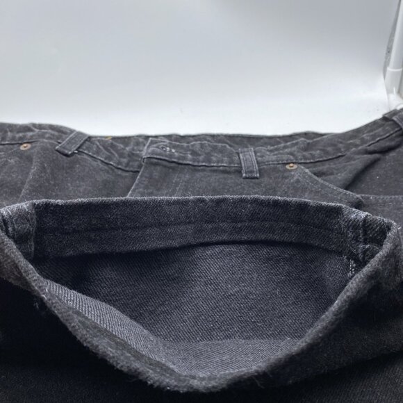 Vintage Levis 634 Denim Jeans Mens 40 Inch Waist Black 90s Y2K Orange Tab Canada - Picture 14 of 16